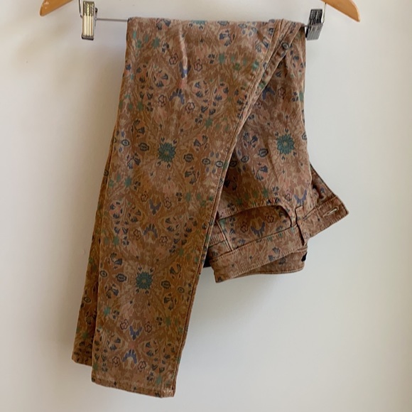 Joe's Jeans Denim - Joe's Jeans Brown Patterned Skinny Jeans in Sepia Size 29